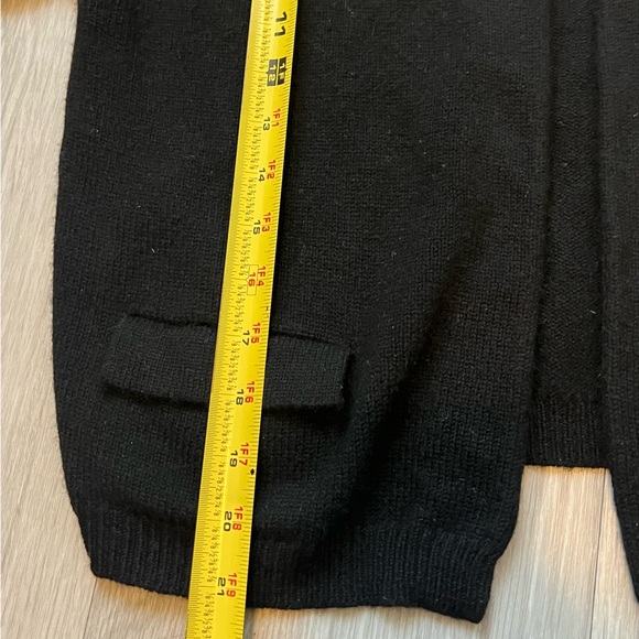 Ralph Lauren Collection Purple Label | 100% Cashmere Cardigan Black - Picture 5 of 7